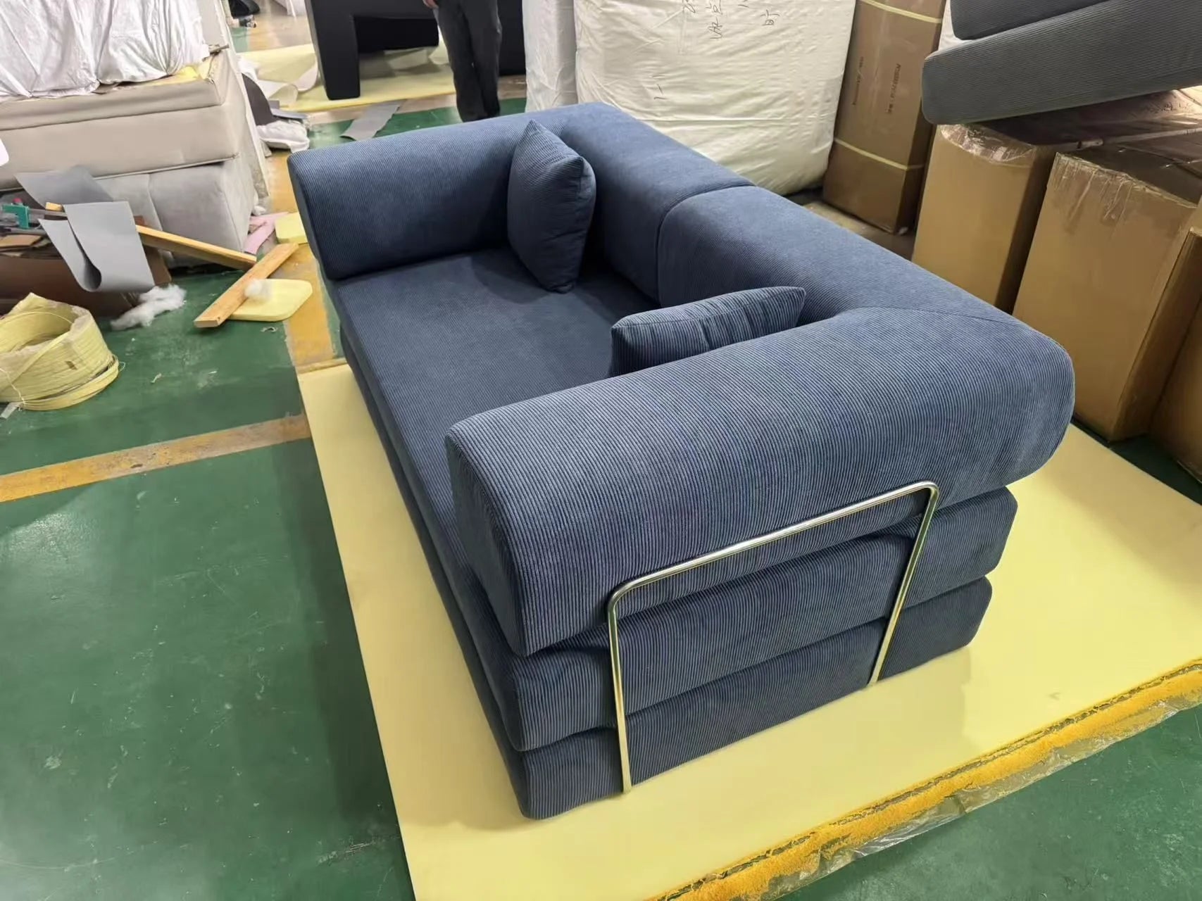 2026 New Design Corner Style Vacuum Compression Fabric Sofa Compressed Bed Set Home Apartment Hotel Living Room Sofa Bed