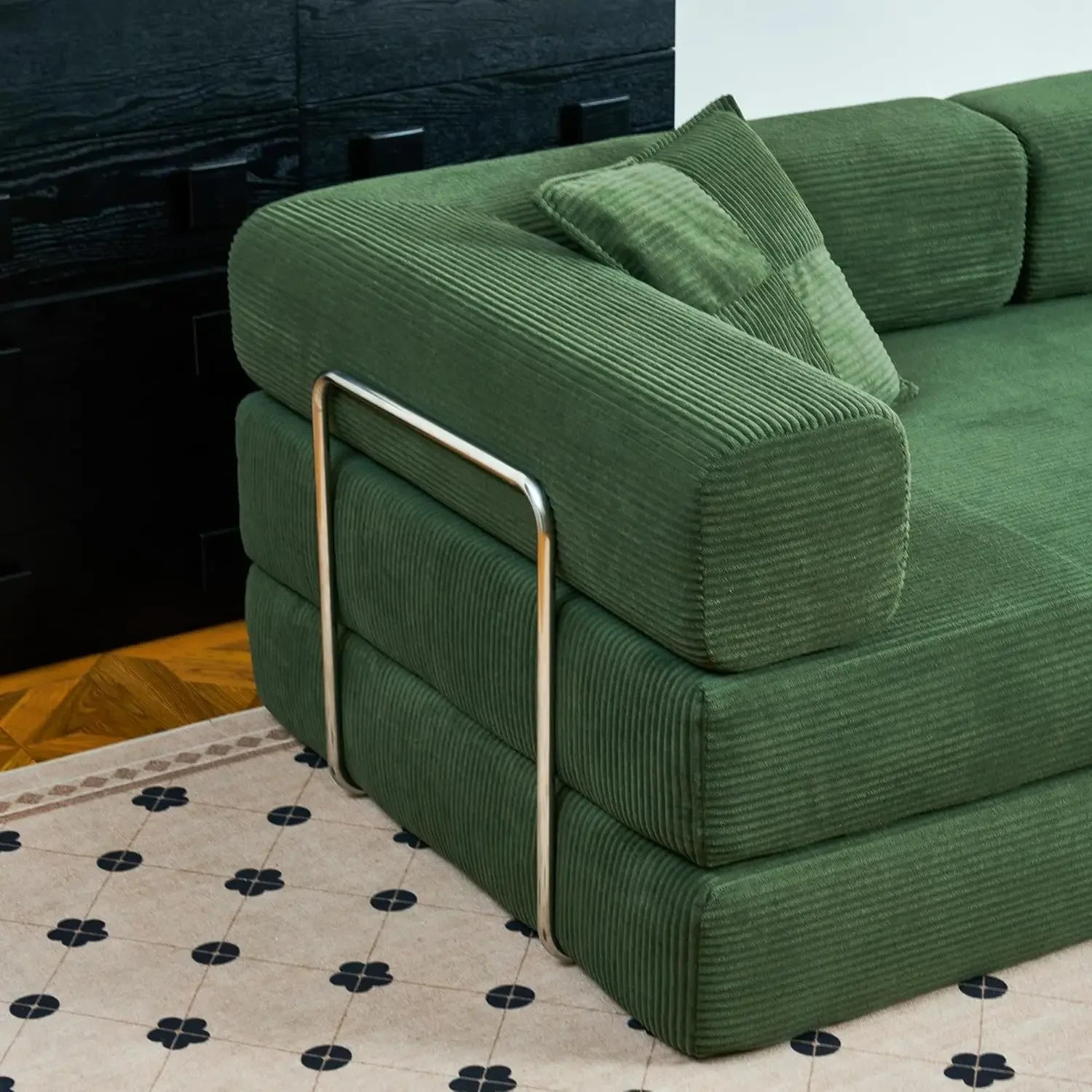 2026 New Design Corner Style Vacuum Compression Fabric Sofa Compressed Bed Set Home Apartment Hotel Living Room Sofa Bed